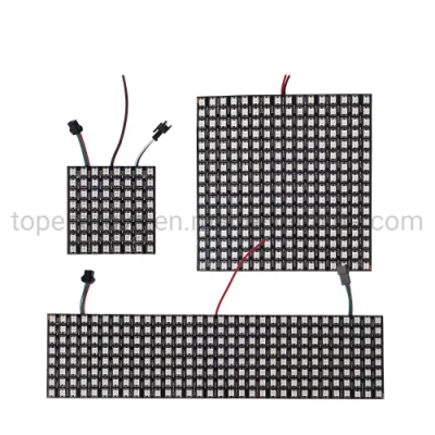Ws2812b Panel Screen 8*8, 16*16, 8*32 Pixel 256 Pixels Digital Flexible LED Programmed Individually Addressable Full Color DC5V
