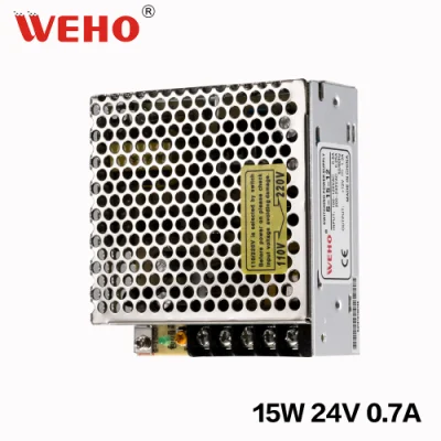 S-15-24 Outlet 15W 110/220 VAC Input 0.7A 24 Volt DC Output Switching Power Supply