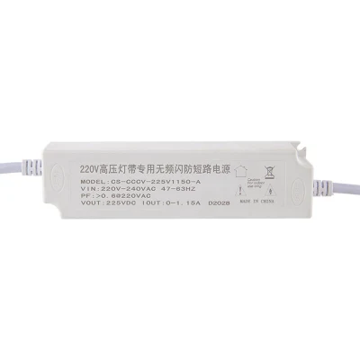 LED 150W Strip Light Driver No Flicker Short Circuit Protected 220V High Voltage