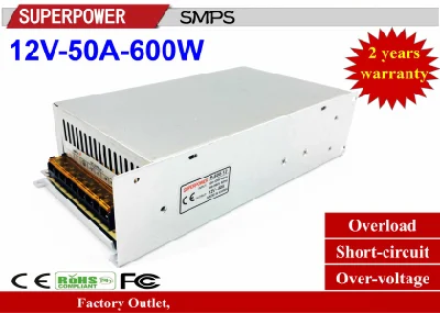 12V 50A 600W Small Volume Switching Power Supply