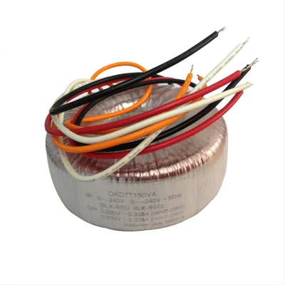 Single Phase Toroidal Core 24V 12V Step Down Transformers