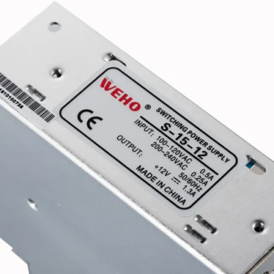 S-15-24 Outlet 15W 110/220 VAC Input 0.7A 24 Volt DC Output Switching Power Supply