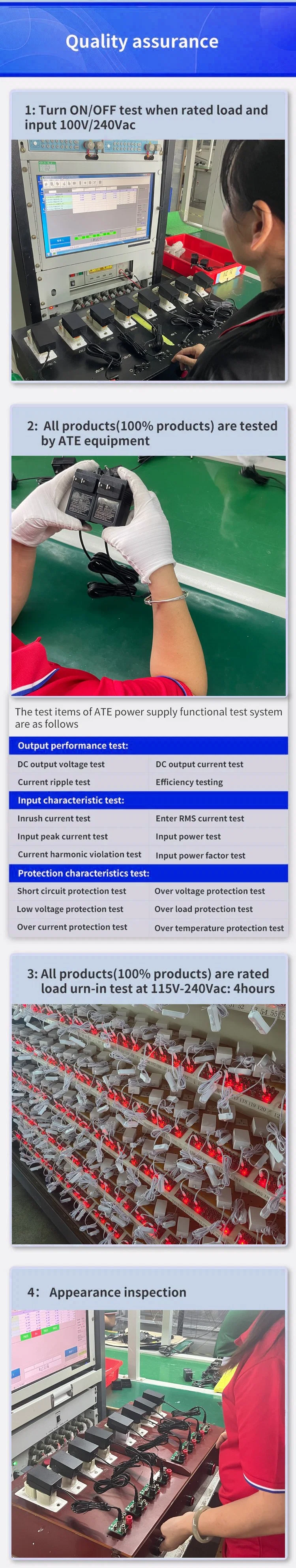 Best Price Us Plug Switching Power Adapter CCTV 12 Volt 3 AMP 36 Watt 2000mA Wholesale Power Supply with 1.2m 1.5m 2m 3m Cable