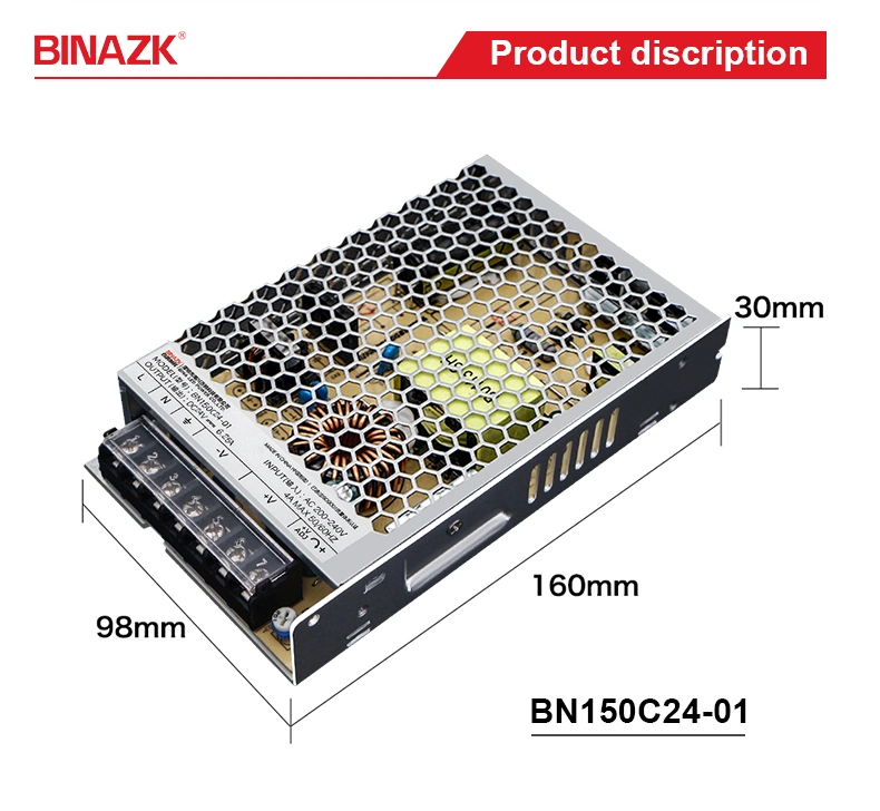 Bina 24V 150W Universal LED Power Supply SMPS for Indoor Strip Lights