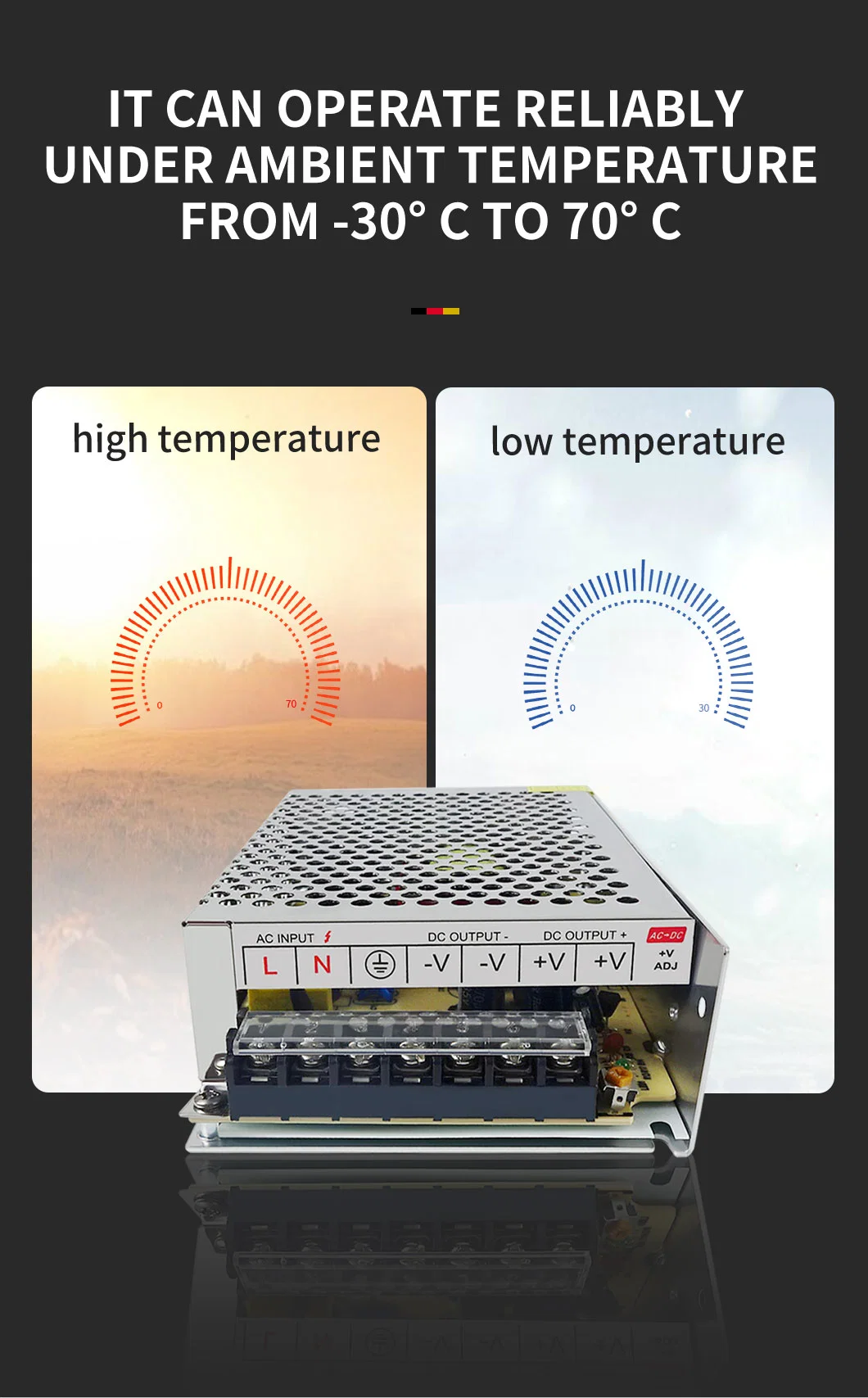 LED DC 5V 10A 50W Switching Power Supply for LED Display Screen