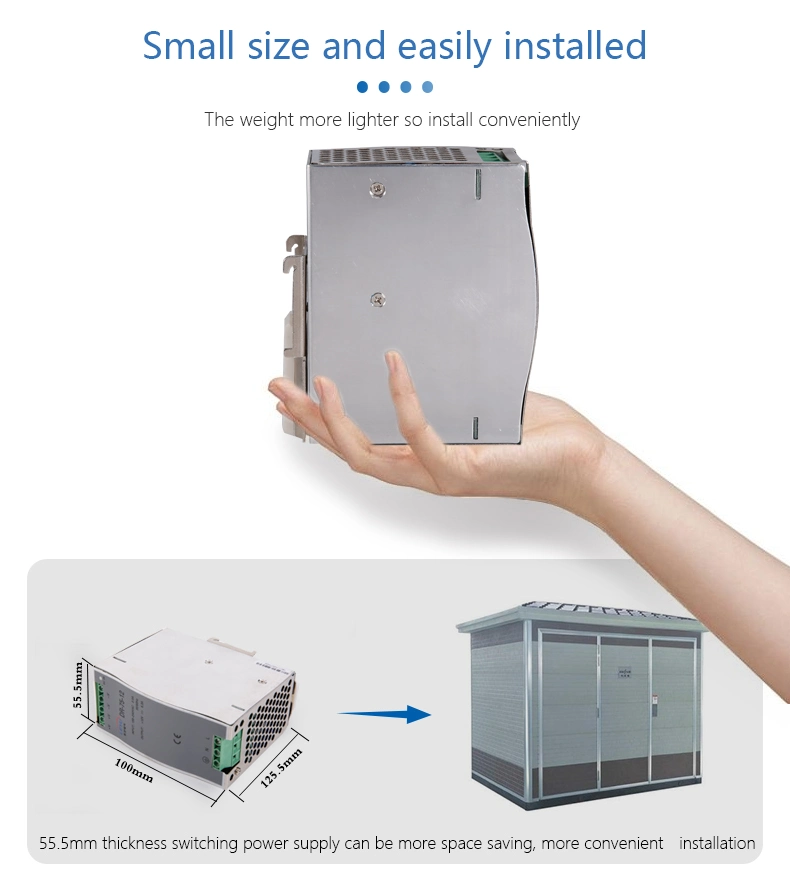 DIN Rail 75W Switching Power Supply Dr-75-12 AC to DC Transformer 220V to 12V SMPS