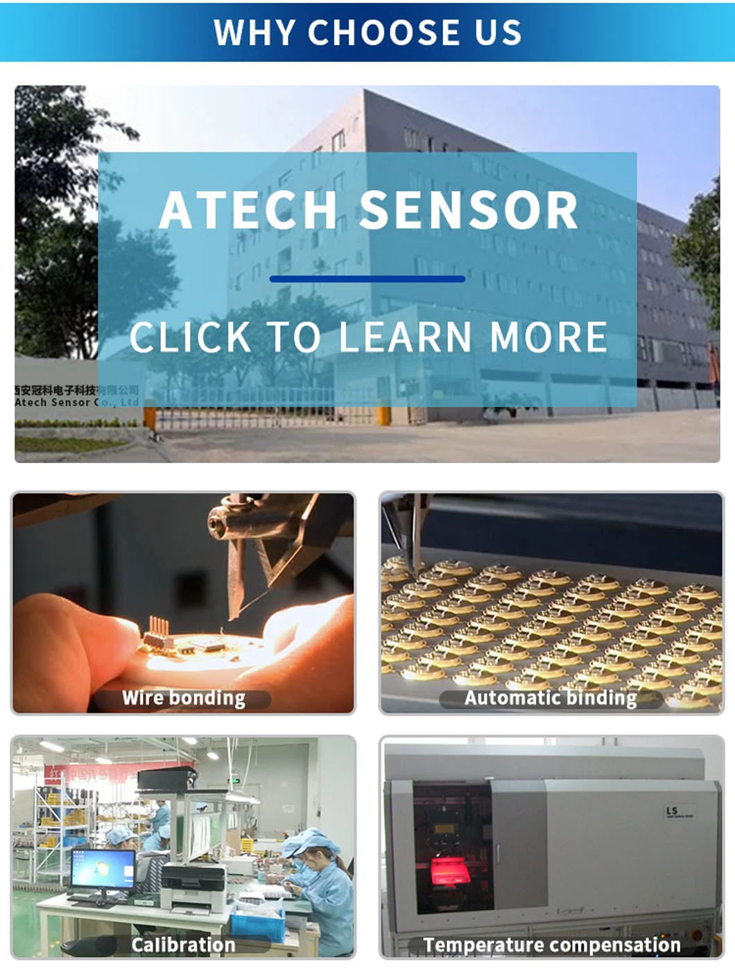 Atech Wide Range Sensors Measurement Ultrasonic Water Level Sensor