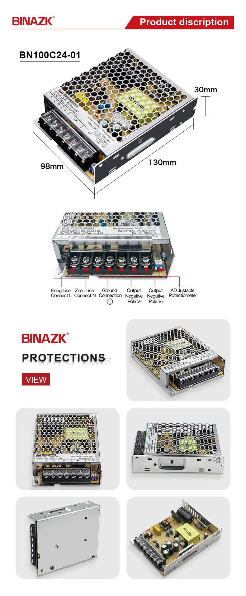 Bina Voltage Converter 220V to 12V DC AC to 12V DC Converter Circuit