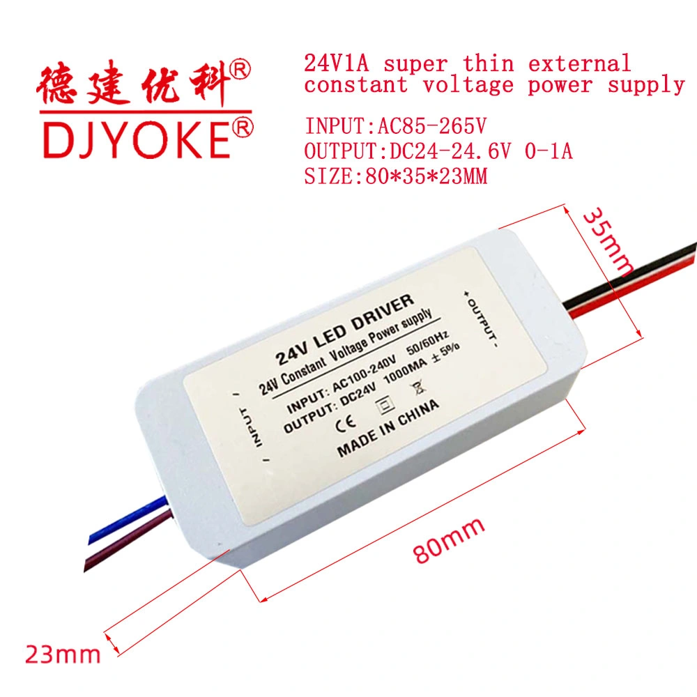Mini Housing Switching Power Supply 24V 1A for Mirror Light/Touch Switch 07