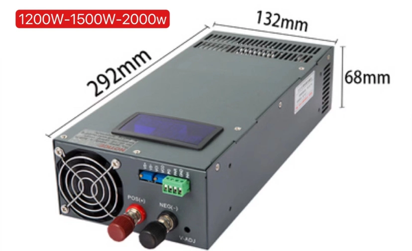 500W 20A 600W 25A 800W 33A 1000W 40A 1200W 50A 2000W 83A 3000W 125A 4000W 166A 200A SMPS Power Supply 24V AC DC Switching Power Supply for LED