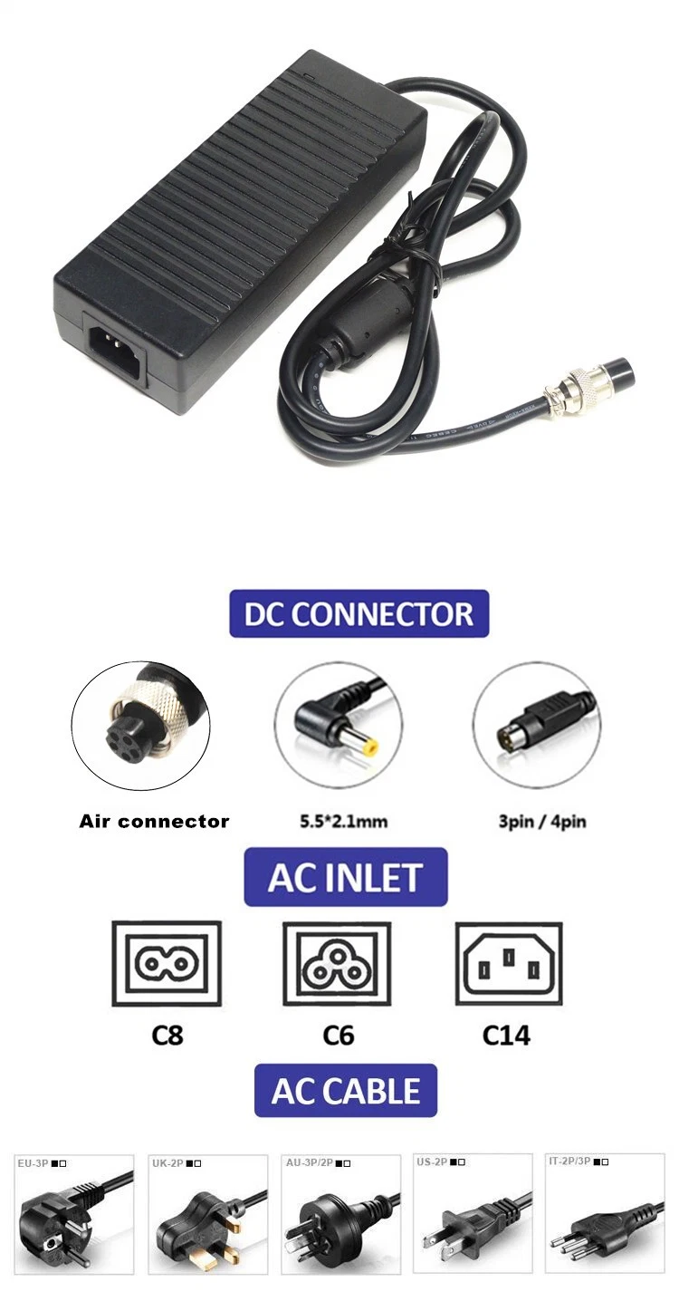 Single Output AC to DC Power Adapter 5V 10A LED Strip Power Supply 50W