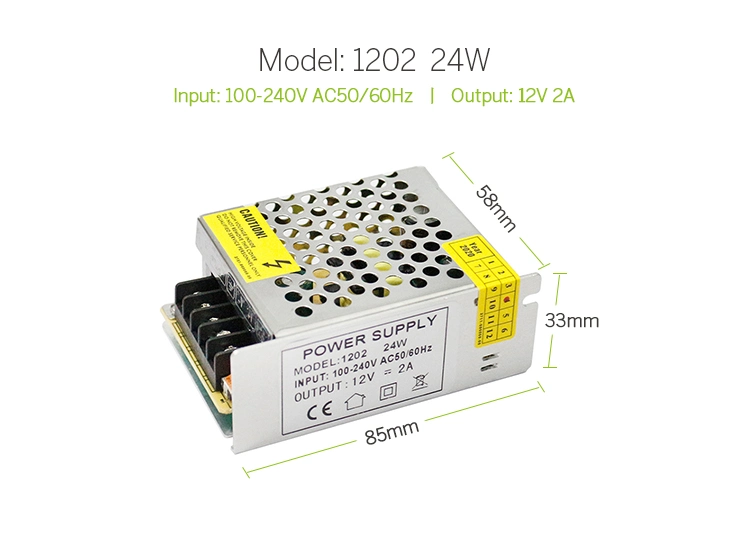 Linear 12VDC 5AMP Output Power Supply Include LED Indicators and Battery Charging Circuit PSU Metal Boxed Power Supplies