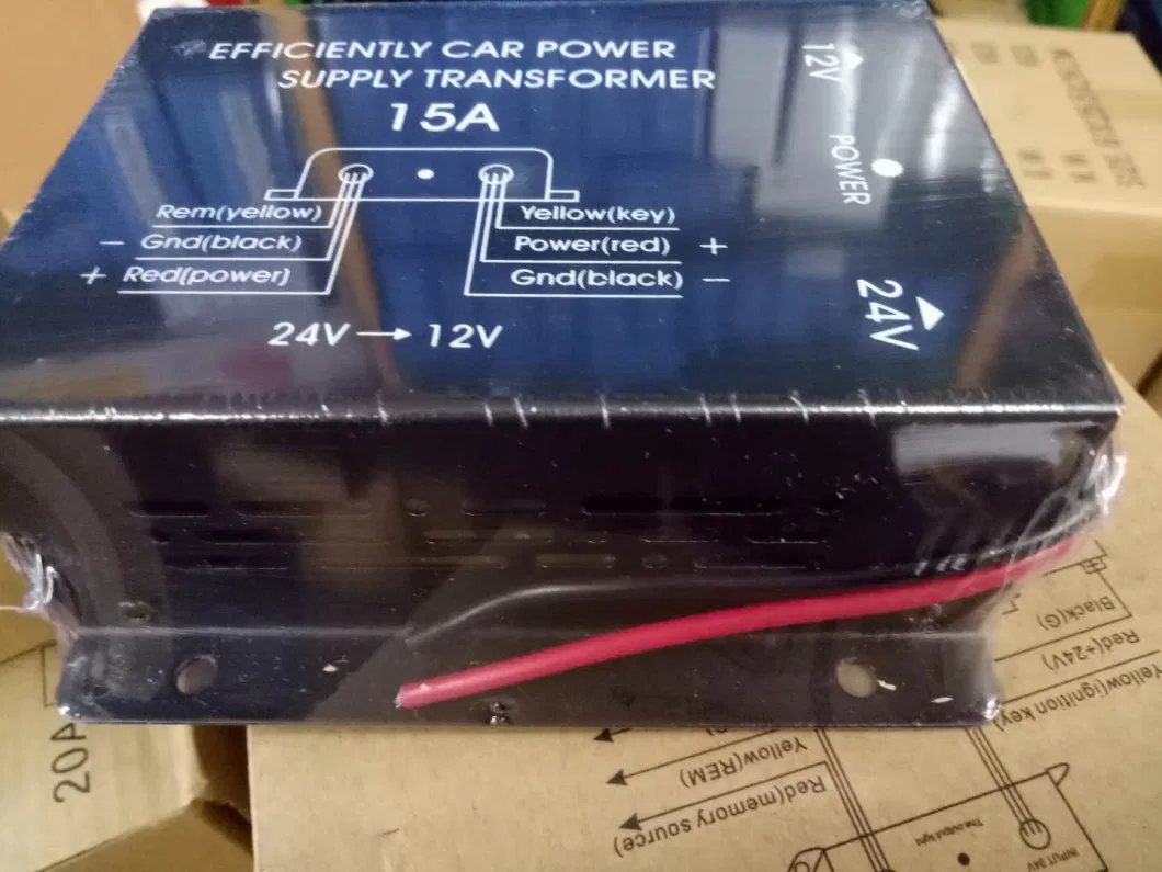 Best Selling Vehicle Transformer DC 24V to DC 12V 15A