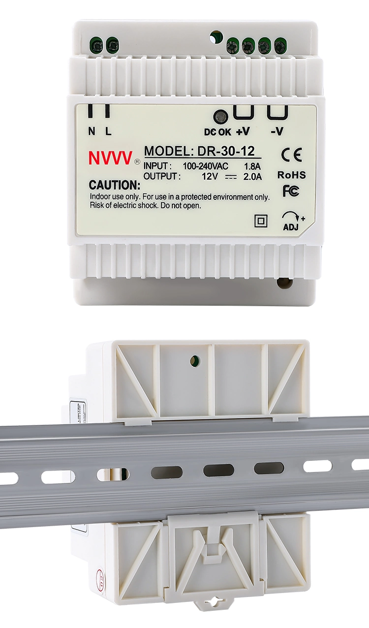 Dr-30W-12V Switching Power Supply AC-DC 30W 12V SMPS DIN Rail