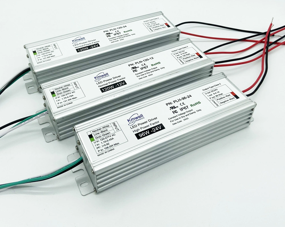 High Power Factor Plh-96W 100W 12V 24V 48V LED Driver Waterproof LED Power Supply for Outdoor Sign Market with UL Listed CE FCC RoHS