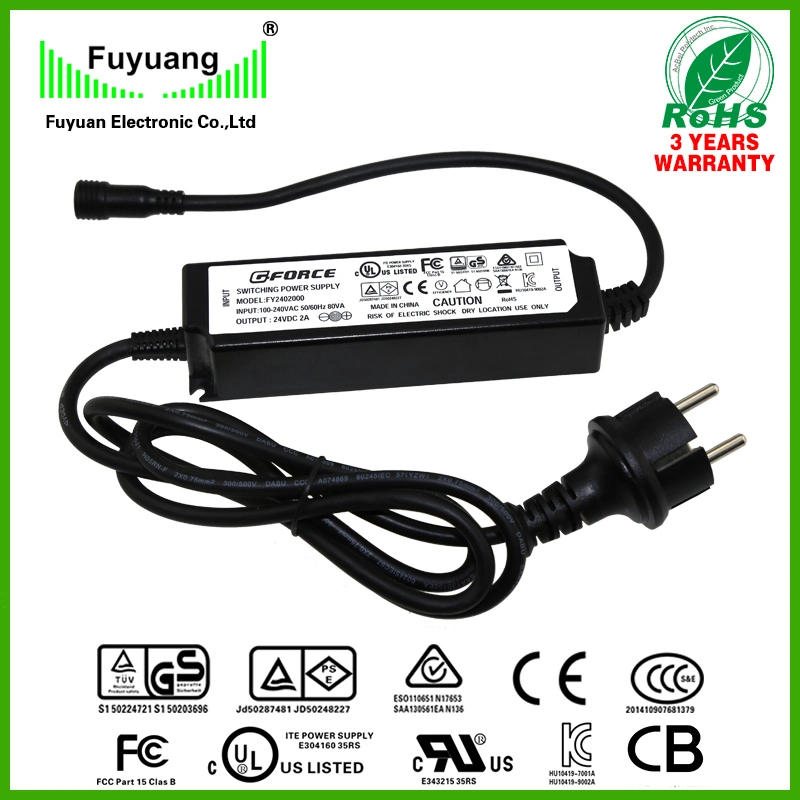 OEM/ODM/EMS 40W/50W/60W Constant Current LED Driver with Ce