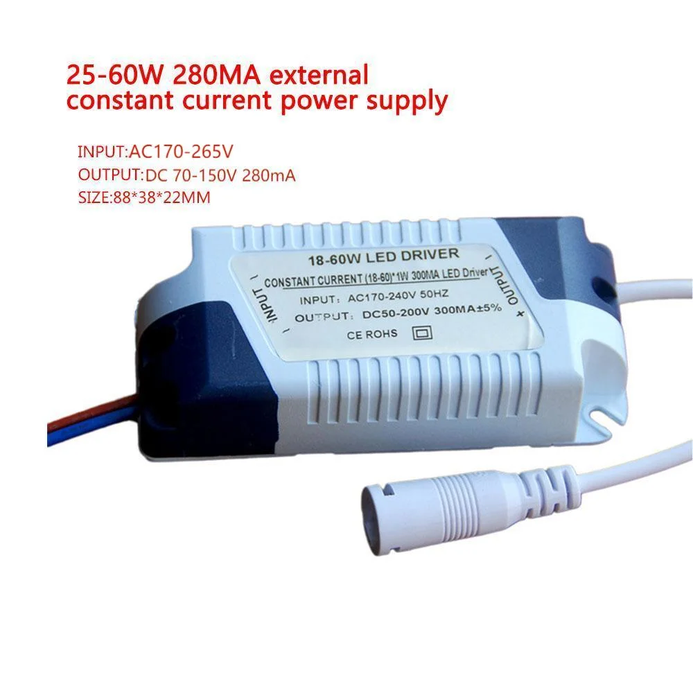 Djyoke 25-60W AC DC Constant Current LED Drivers for LED Lighting with 3 Years Warranty 07