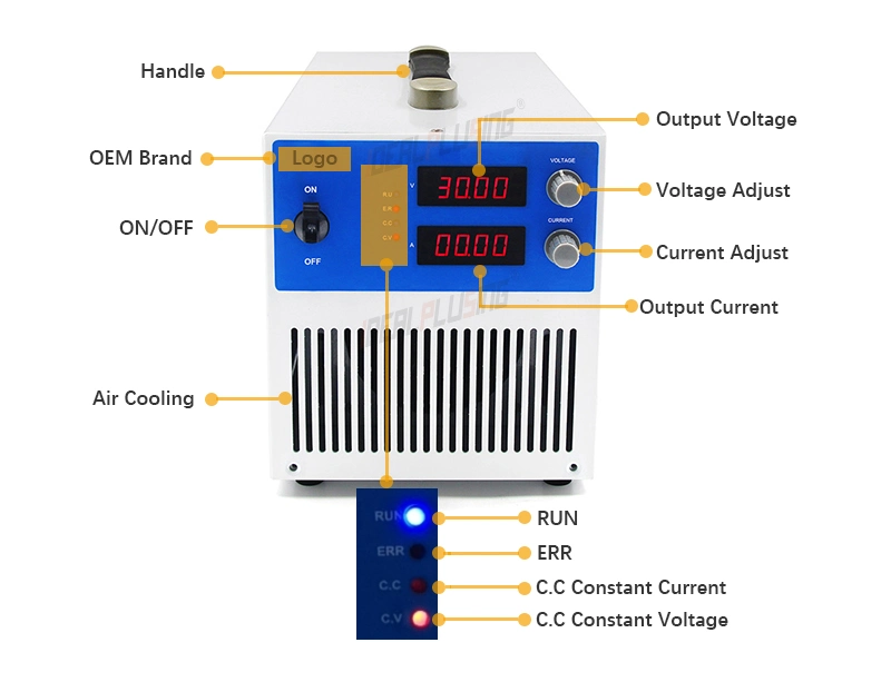 Factory Price Switch Mode 220VAC to 110VDC Rectifier DC Adjustable Power Supply 110V 10A 1100W for Laboratory Testing