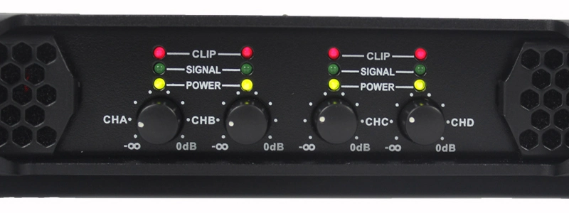 K4-800 Class D 4 Channel Amplifier Audio 800 Watt 1u Power Amplifier Sound System