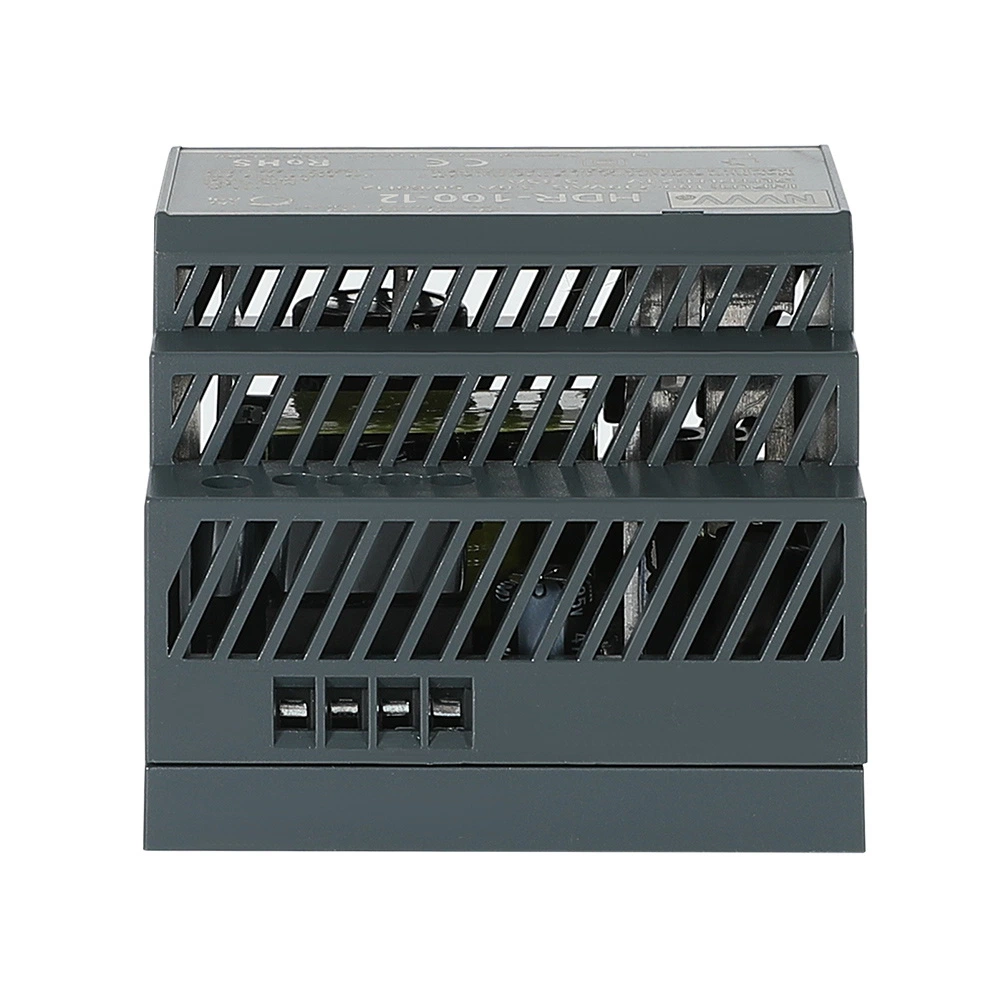 Hdr-100-12 Hdr Series AC to DC Ultra-Thin DIN Rail Power Supply Hdr-100 100W 5V/12V/24V Switching Power Supply SMPS