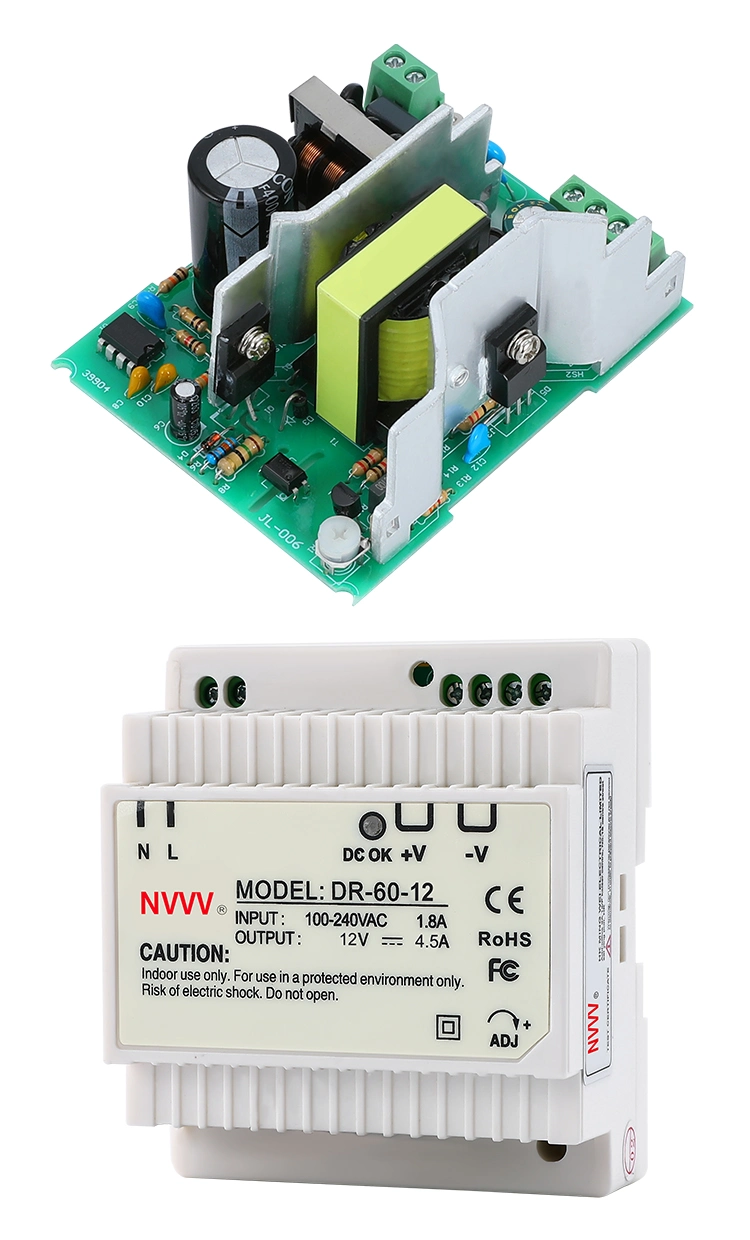 Switching Power Supply Dr-60W-12V DIN Rail Power Supply SMPS