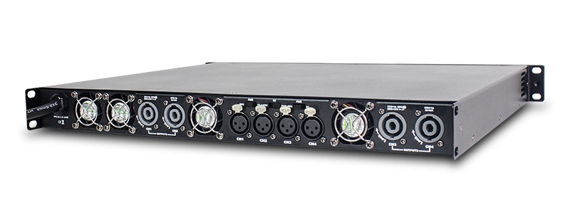 Class D 800 Watt 1u Digital 4 Channels Power Amplifier