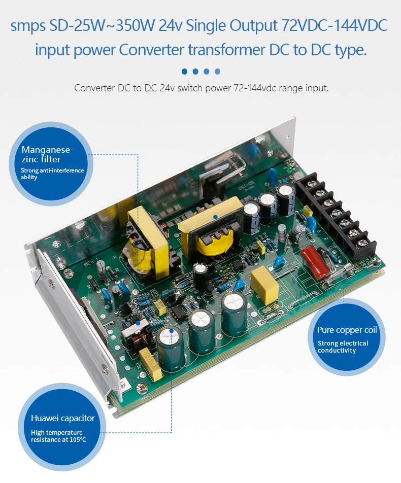 SD-200c-48 200W 48V DC to DC Electrical Converter SMPS