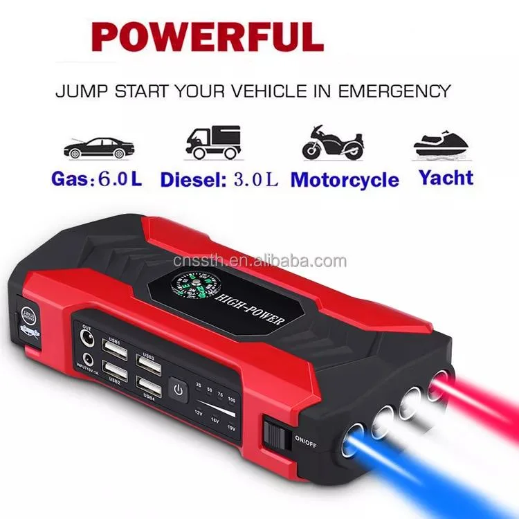 Emergency Portable Power Charger 12V 12000mAh Car Jump Starter