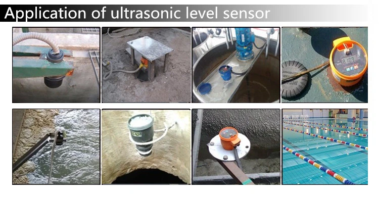 RS485 IP68 Waterproof Water Tank Fuel Oil Ultrasonic Sensor Level