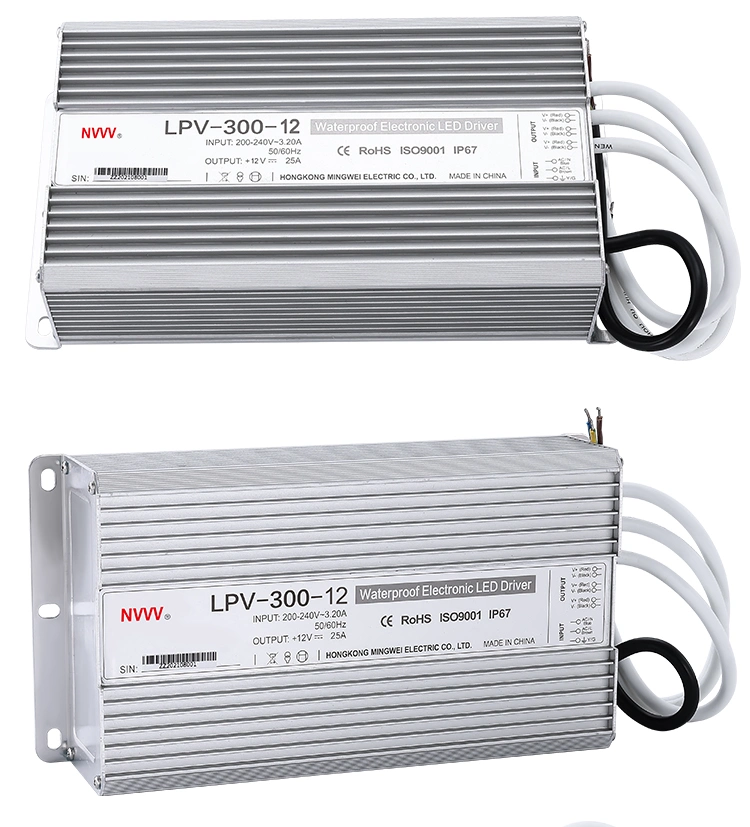 Lpv-300W-12V Waterproof SMPS 300W 24V DC 12.5A Transformer LED Driver