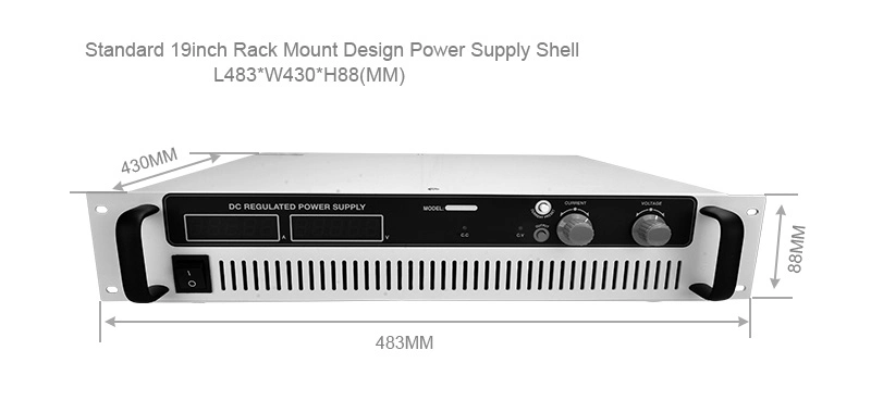 High Frequency 12V 300A Power Supply Regulated Industrial Electrolysis DC Power Supply 3600W for Electrical Equipment