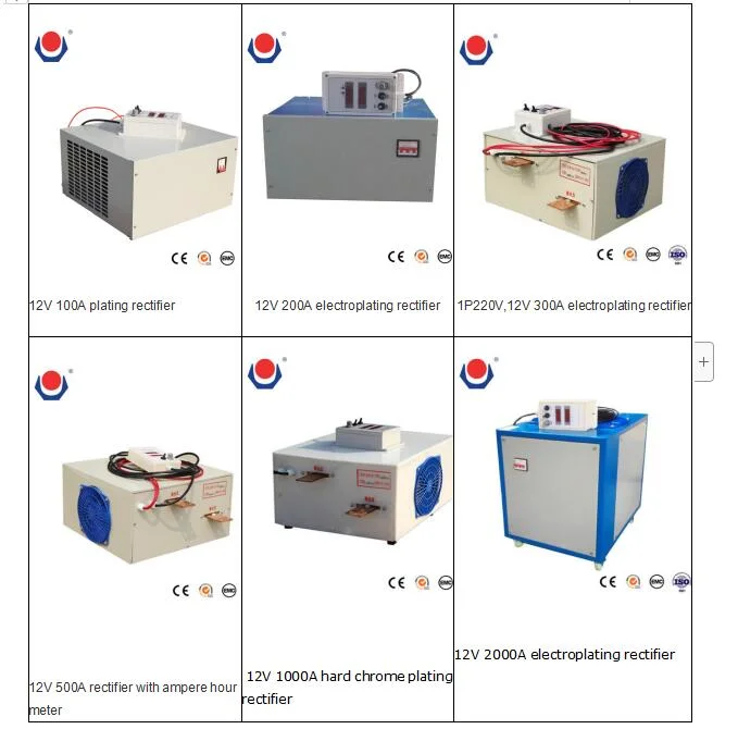 High Frequency Switching DC Power Supply IGBT Plating Rectifier with PLC Reversing Ah Meter RS485