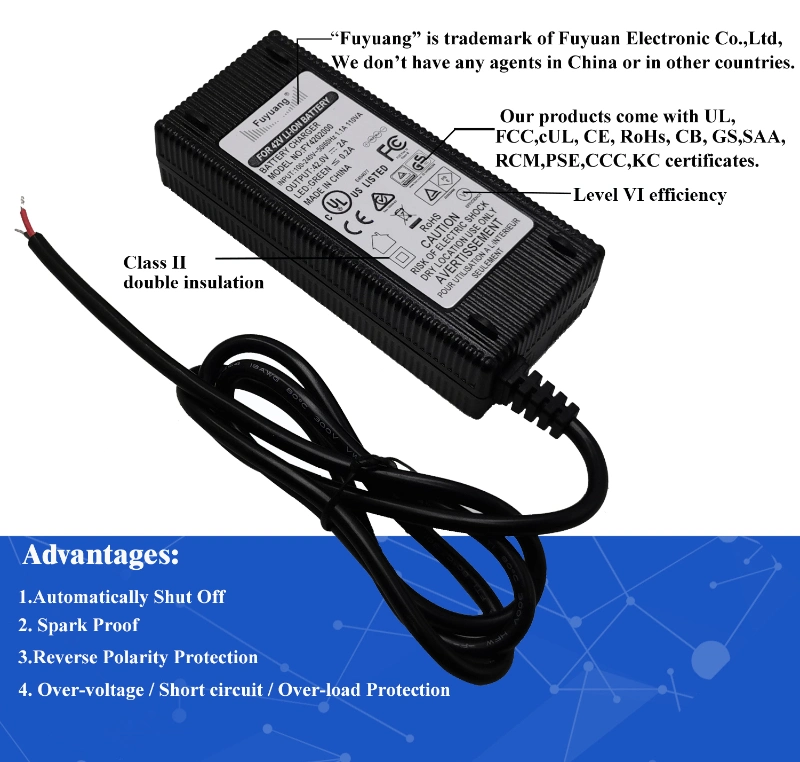 AC 100-240V to DC 12V 6A Switching Power Supply with Level VI Efficiency