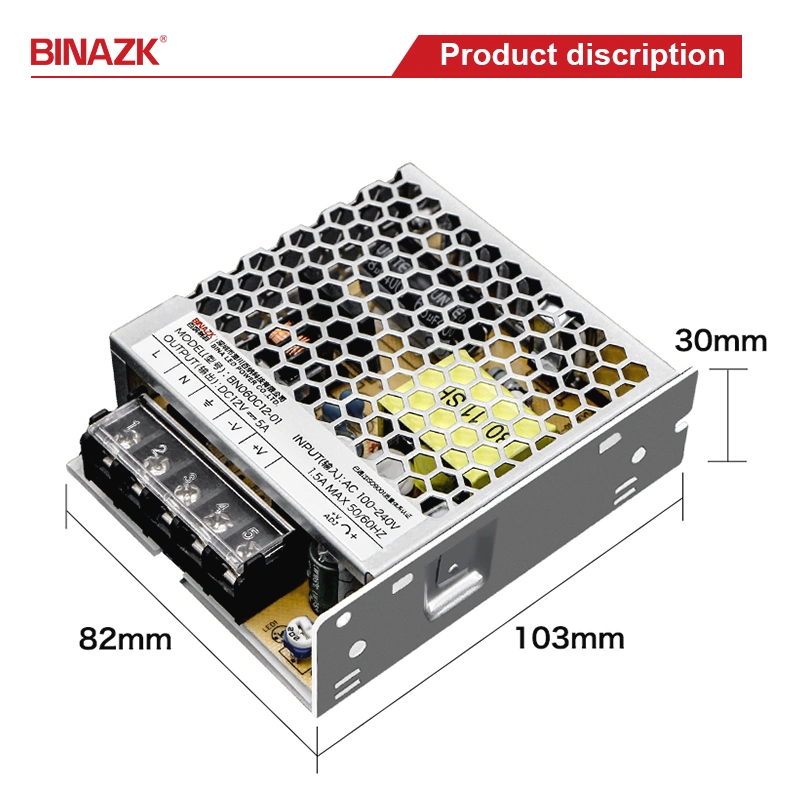 Bina 12V 5A Power Supply Switching Driver Transformers SMPS for 3D Printer