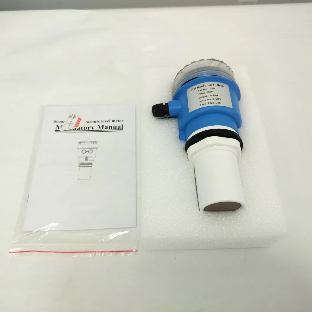 10 Meter Range 4-20mA Compact Sensor Water Oil Tank Liquid Level Gauge Non Contact Meter Ultrasonic Level Transmitter
