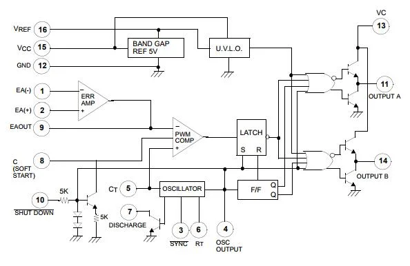 Ka3525A Switch Controller /PWM Controller/SMPS Controller DIP16, Circuit Board, Electronic Equipments