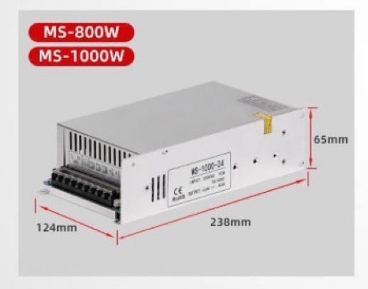 1500W 62.5A 25A 33A 50A 2000W 83A 3000W 125A 4000W 166A 200A SMPS Power Supply 24V AC DC Switching Power Supply for LED