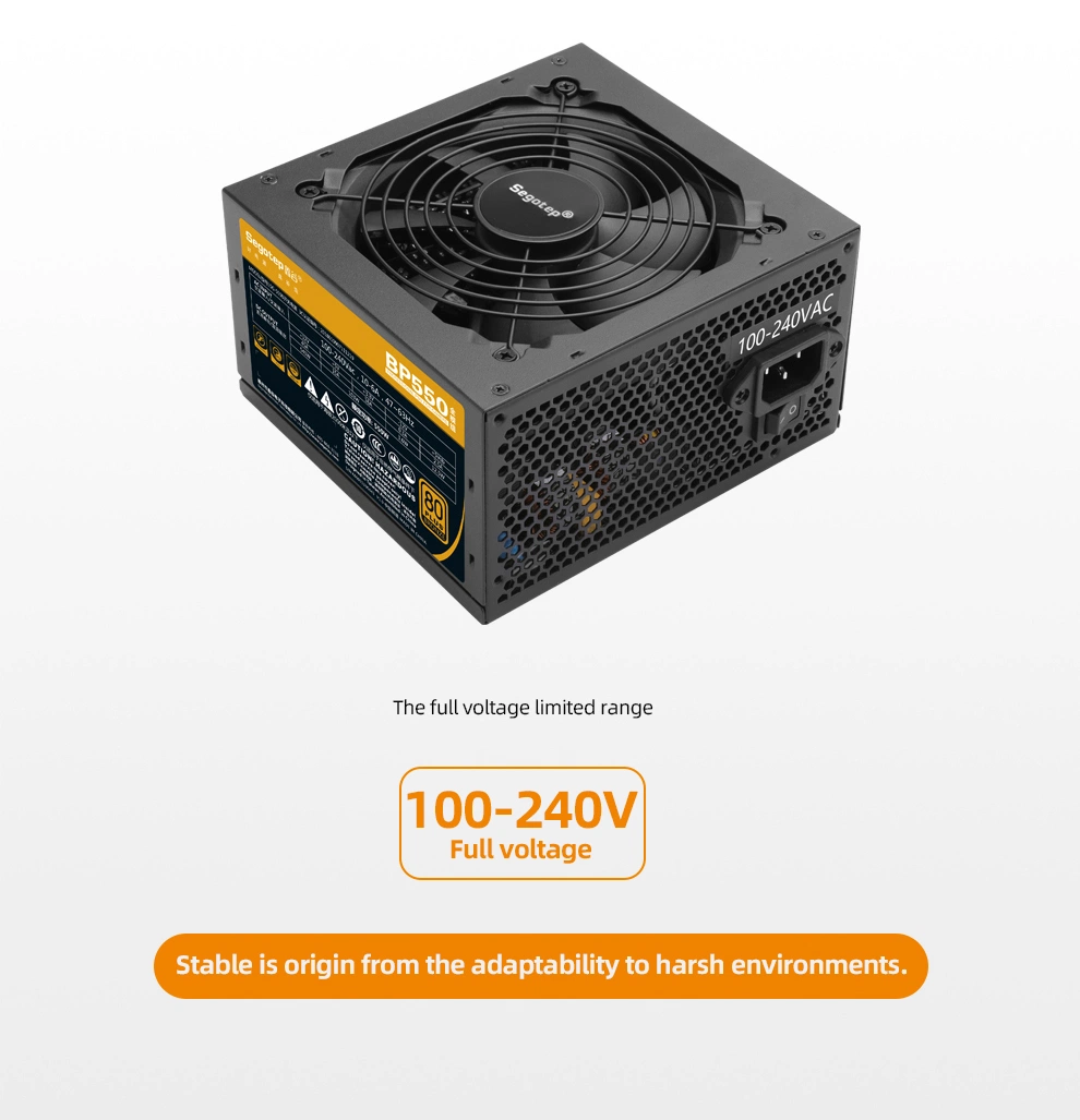 ATX PC Computer Power Supply with 12cm Fan PSU Desktop Switching 550W