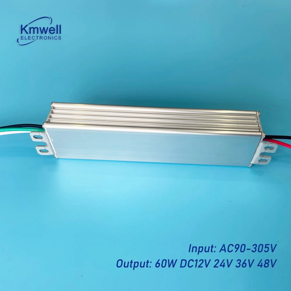 Compact Series Switching LED Power Supply Waterproof 60W12V LED Driver for Outdoor Sign LED Lighting with UL CE IP67 FCC