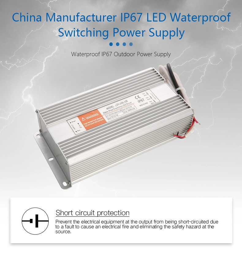 Waterproof LED Transformer Ldv-200-48 200W 48V SMPS
