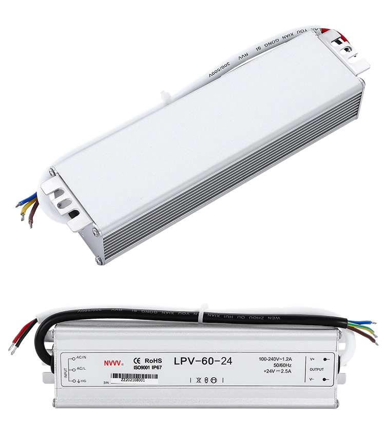 Lpv-60-24 24V AC to DC Transformer Waterproof Switching Mode Power Supply Lpv-60-24 LED Driver 60W