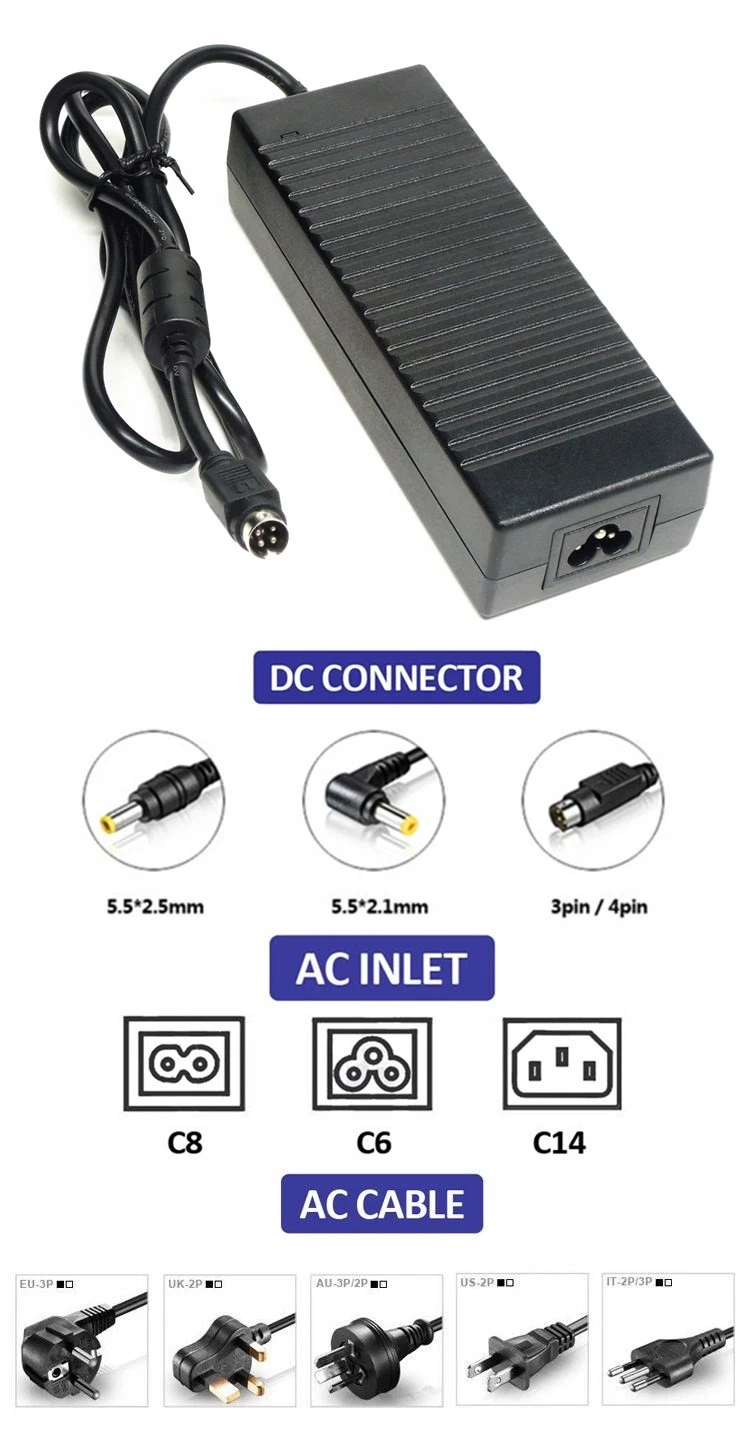 Single Output AC to DC Power Adapter 5V 10A LED Strip Power Supply 50W