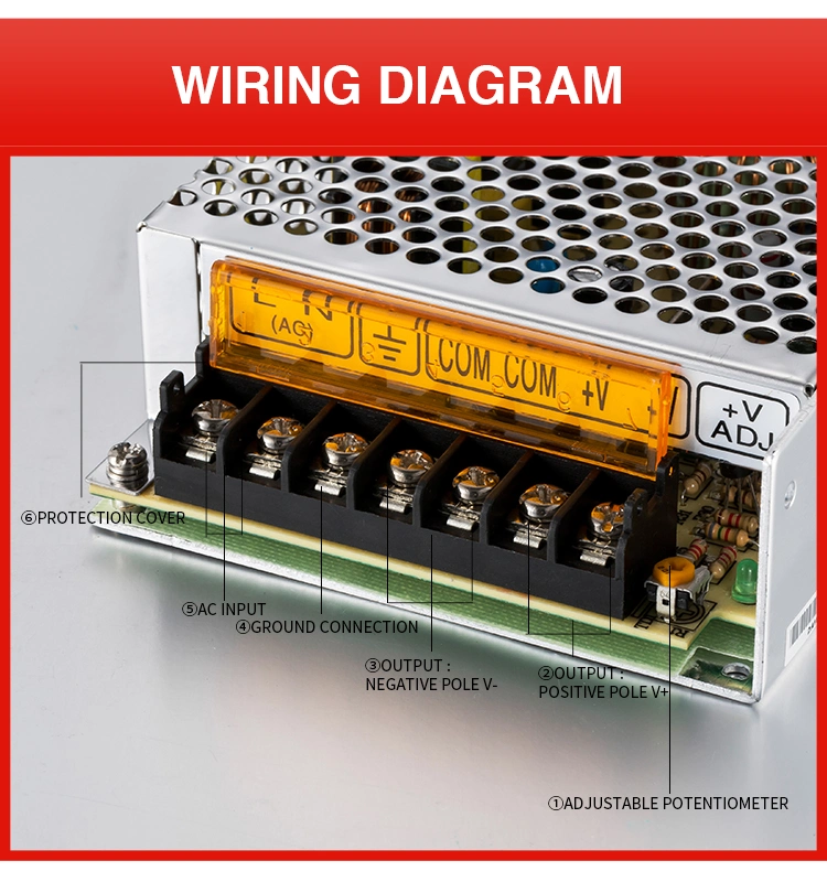 24 Volt DC Power Supply Series S-145-24 Switching Power Supply 24V DC