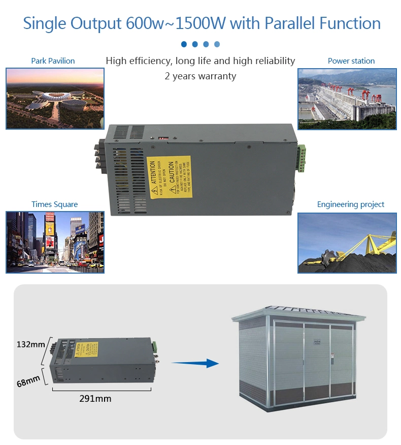 CE RoHS Approved 600W 12V 50 AMP Switching Power Supply