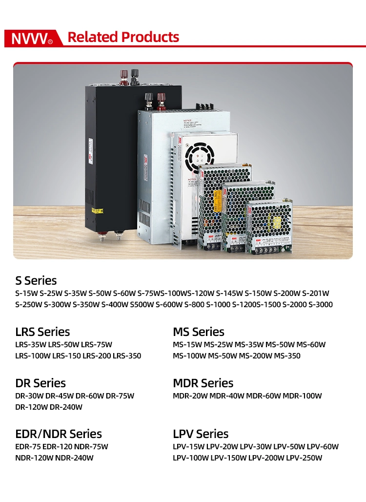 5V/12V 5A Power Supply D-50A Dual Output Power Supply