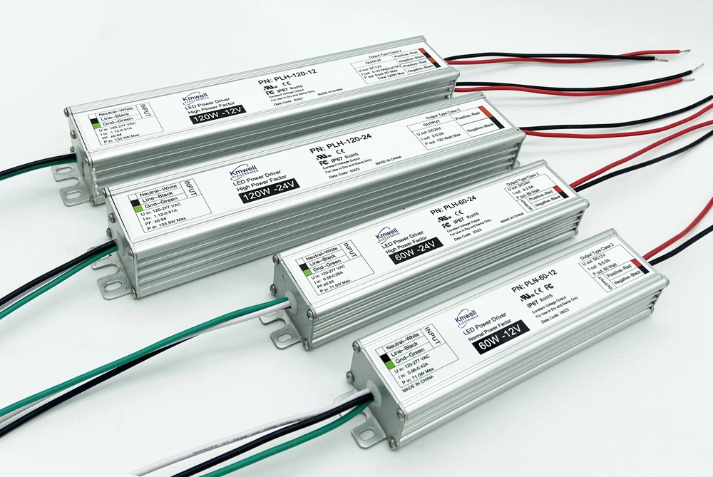 High Power Factor Plh-96W 100W 12V 24V 48V LED Driver Waterproof LED Power Supply for Outdoor Sign Market with UL Listed CE FCC RoHS