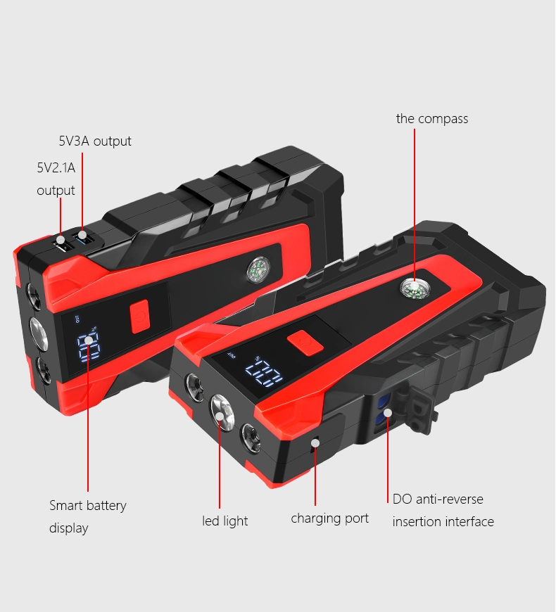 High Power Multi-Function Jumpstarter 12V Auto Jump Starter