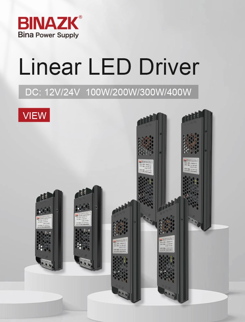 Bina 12V 8.3A 100W LED Strip Linear Light Fixture Linear Power Supply
