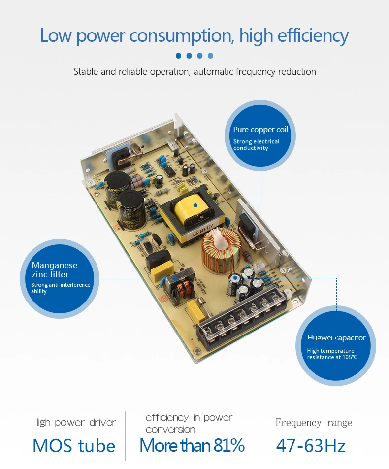 Power Supply Box 12V 10A 60W CCTV Multi Protection Power Supply