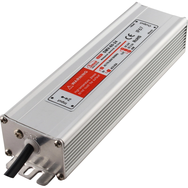 SMA-75-24 75W 12-24V 3A Waterproof IP67 Constant Current LED Driver